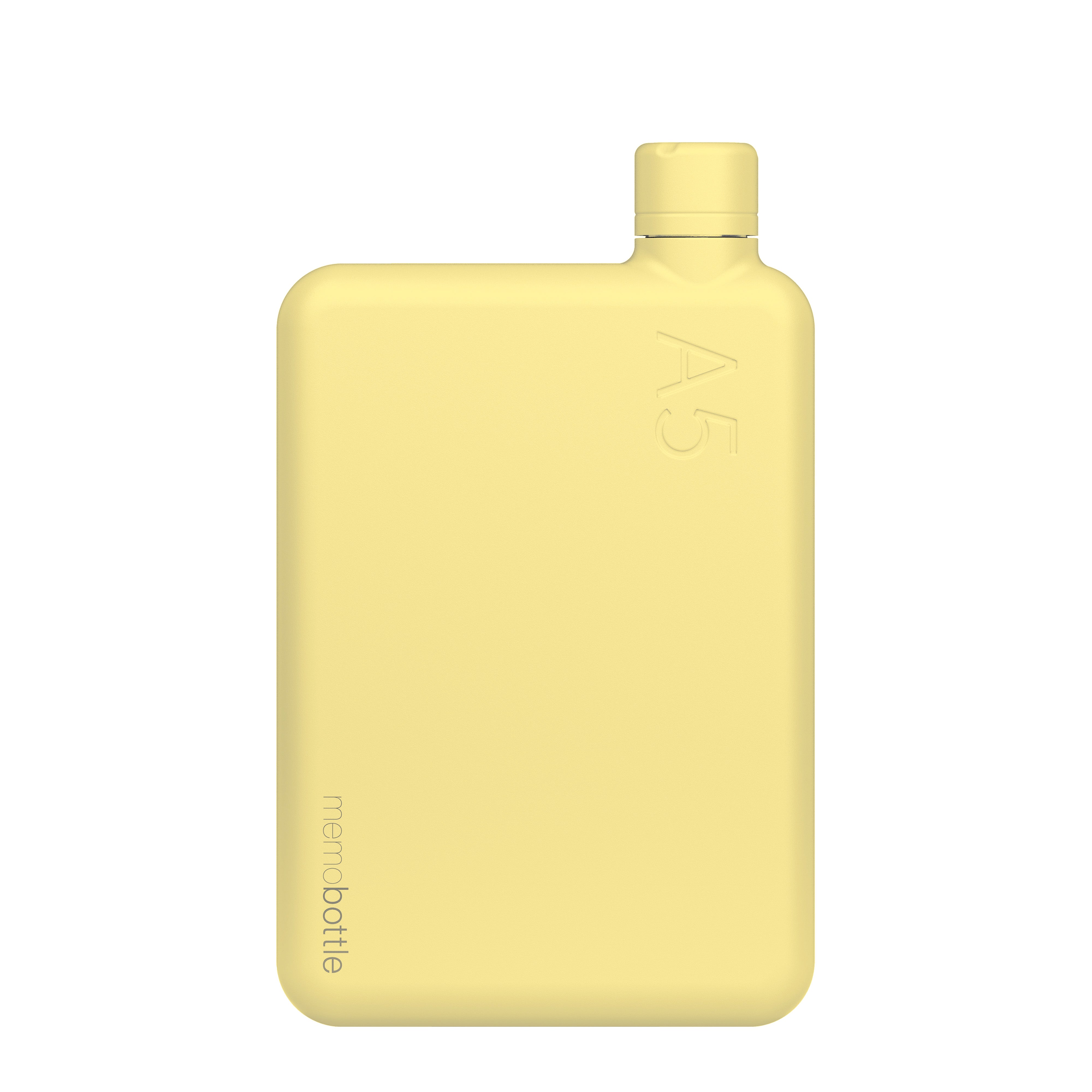A5 memobottle (Stainless Steel) - Butter Yellow