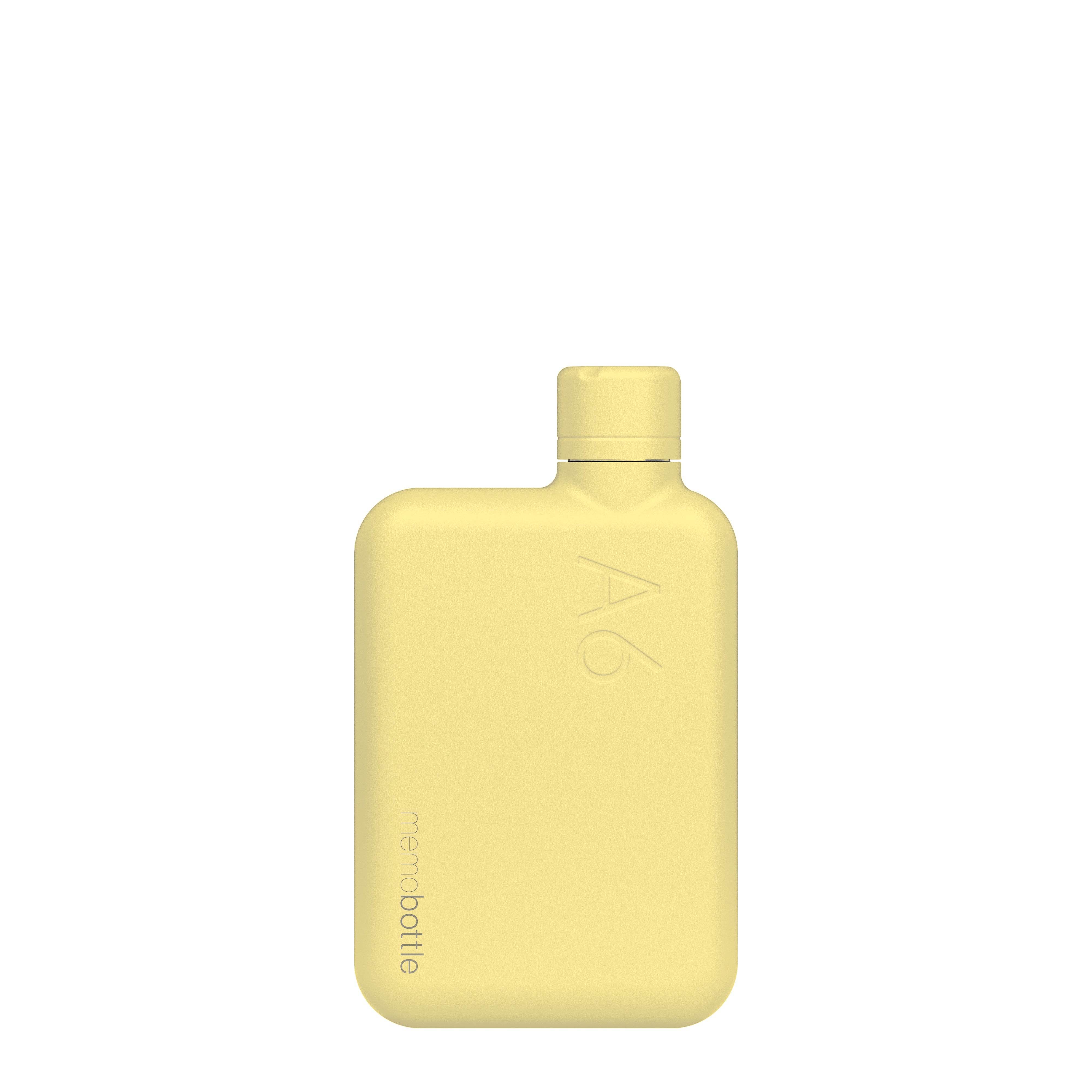 A6 memobottle (Stainless Steel) - Butter Yellow