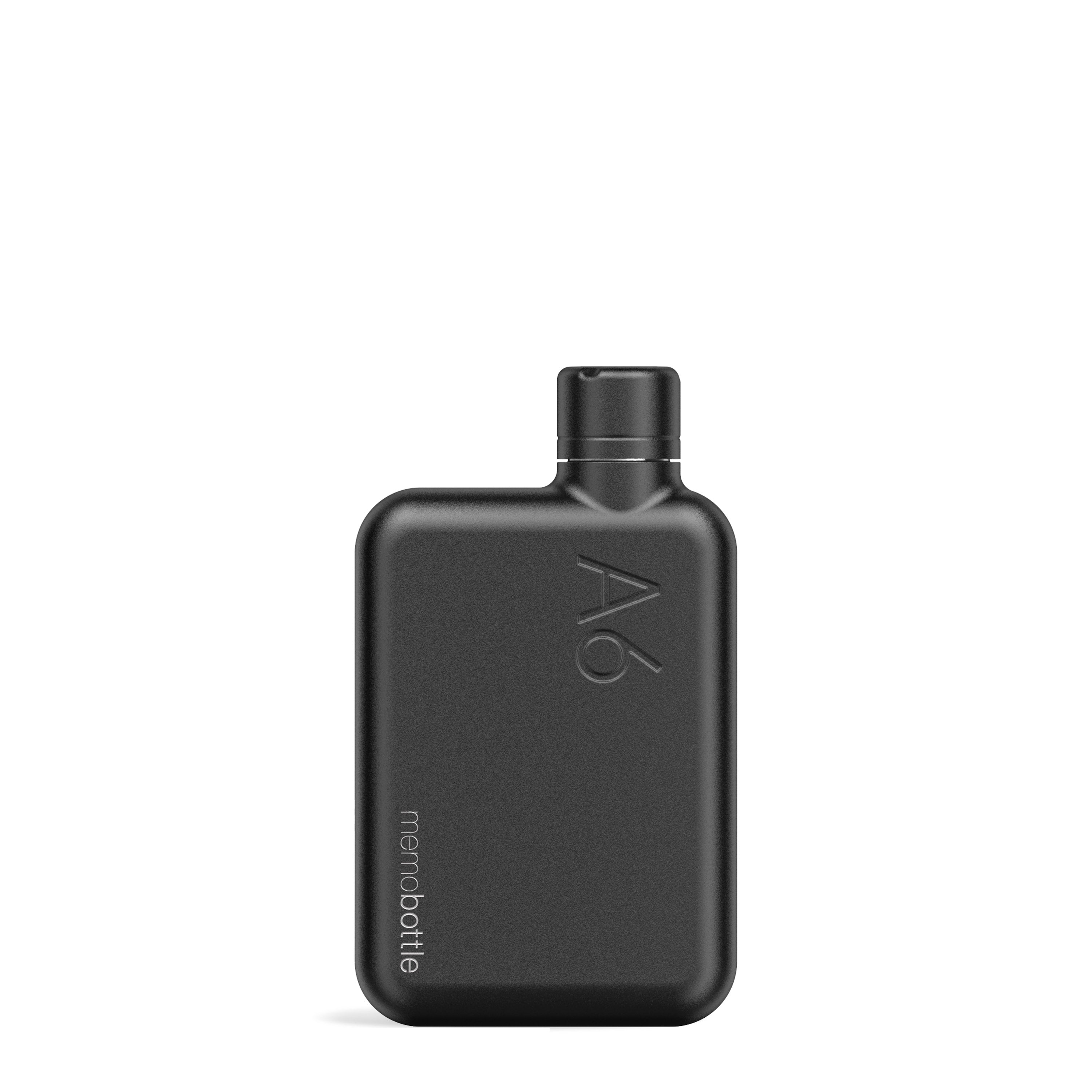 A6 memobottle (Stainless Steel) - Black