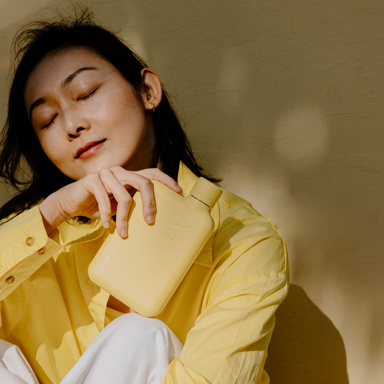 A6 memobottle (Stainless Steel) - Butter Yellow