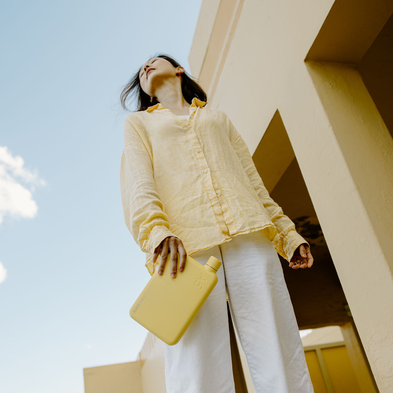 A5 memobottle (Stainless Steel) - Butter Yellow