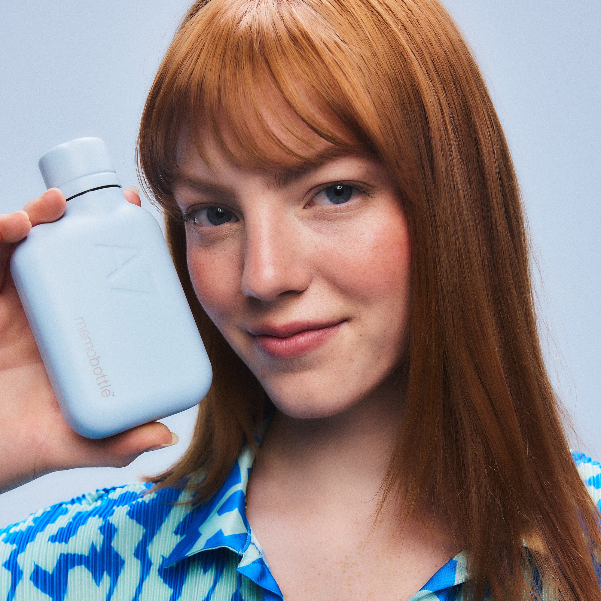 A7 memobottle (Stainless Steel) - Powder Blue