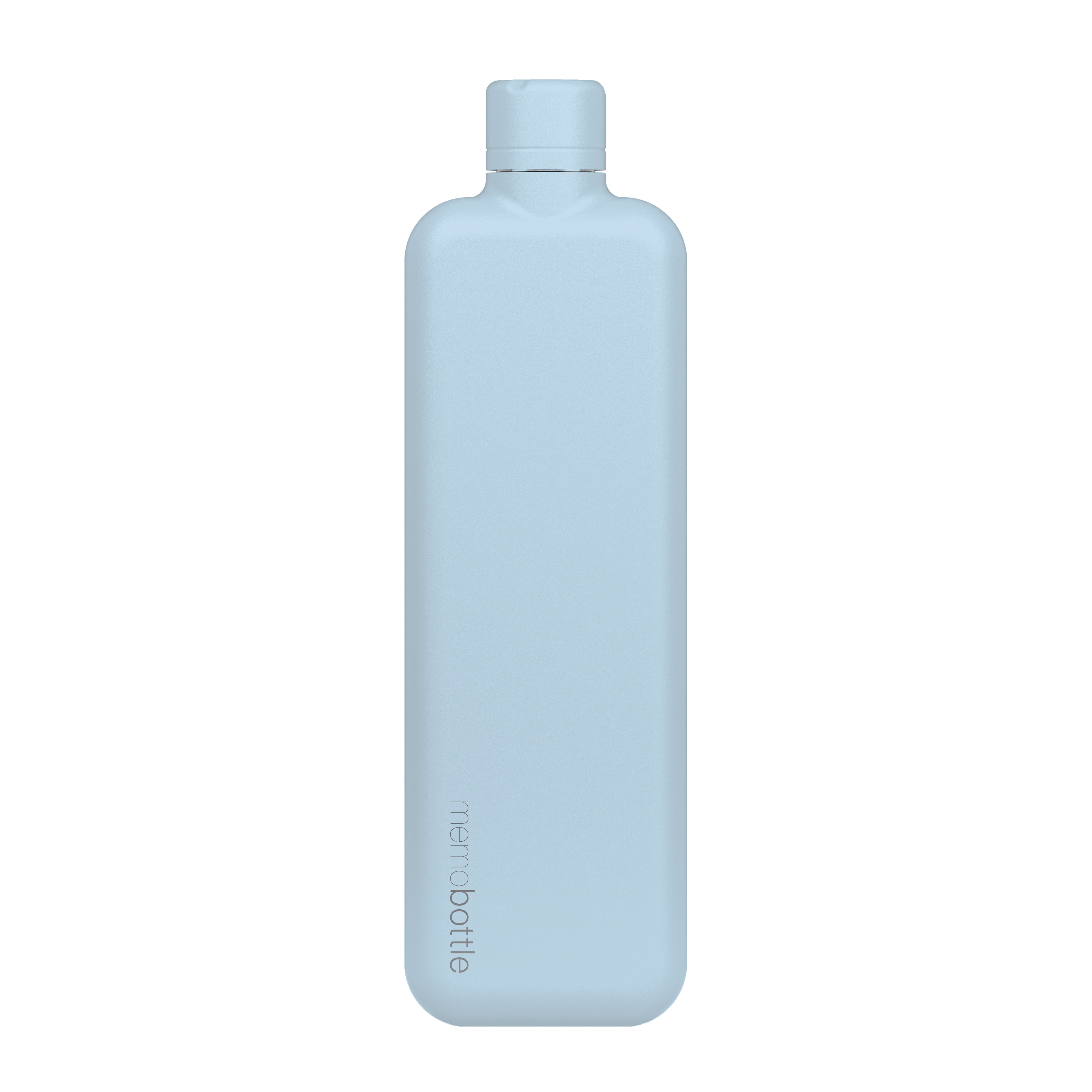 Slim memobottle (Stainless Steel) - Powder Blue