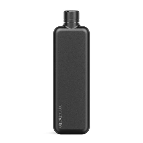 Slim memobottle (Stainless Steel) - Black